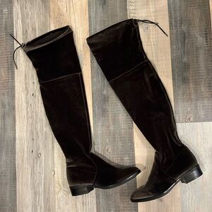 Sam Edelman Velvet Over the Knee Thigh High Boots Size: 6.5